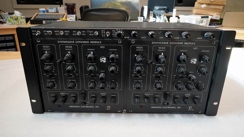Oberheim SE Obie Rack 2-Voice SEM Synthesizer 1990's Black Rare image 1