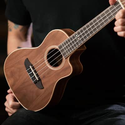 Ortega RUWN-CE Horizon Series Walnut Top Okoume Neck Concert Acoustic-Electric Ukulele w/Gig Bag image 22
