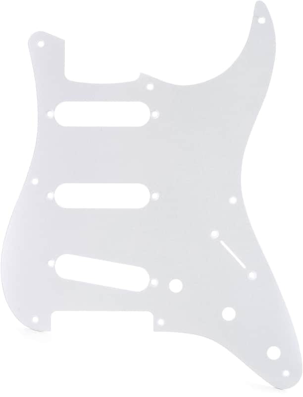 Fender 8-hole '50s Vintage Style Stratocaster S/S/S Pickguard - White (5-pack) Bundle image 1