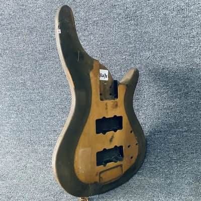 Solid Basswood Bass Guitar Body image 3