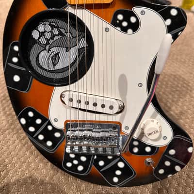 RARE! Fernandes Zo-3 Nomad ArtRock Series Eric Clapton  Domino -SUNSHINE LOVE inspired Electric Guitar image 2