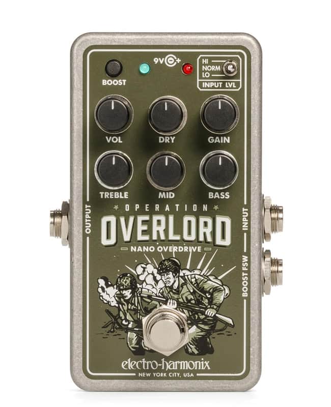 Electro-Harmonix Nano Operation Overlord Allied Overdrive Pedal image 1