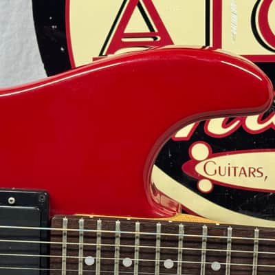 Jackson USA Custom Shop Dinky HH Guitar with Case - Red image 3