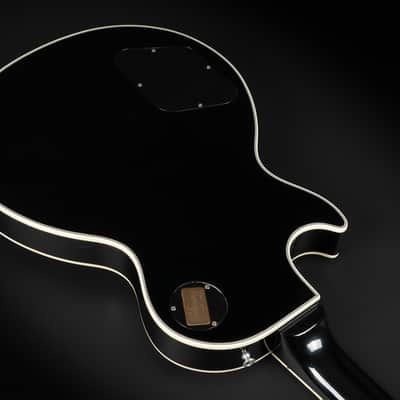 2012 Gibson Custom Shop Les Paul Custom with Chrome Hardware - Ebony | USA Black Beauty Open Coil 490R 498T Humbucker Pickups Long Neck Tenon | CoA OHSC image 15