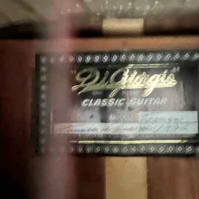 Rare 1976 Di Giorgio TARREGA- Black Label Bossa Nova - Hard Case image 2
