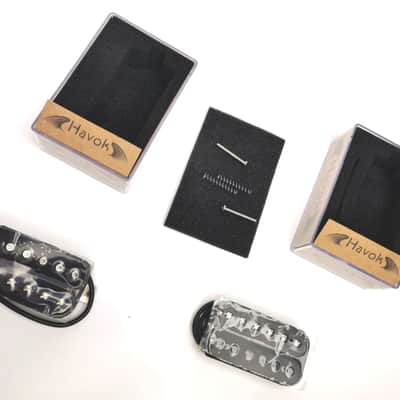 Havok Kashmir vintage output alnico 5 humbucker set image 3
