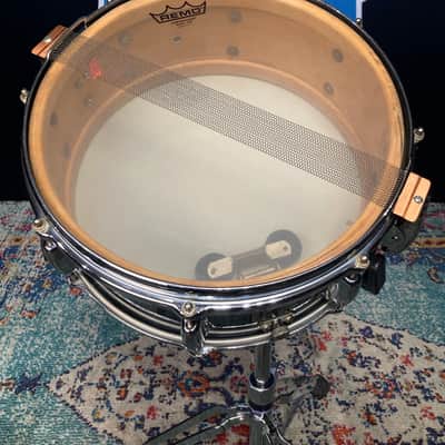 Slingerland -  1960s, 5.5x14" 8-lug 1 Ply Gene Krupa Radio King Model Snare Drum, Clamshell, Black Diamond Pearl image 15