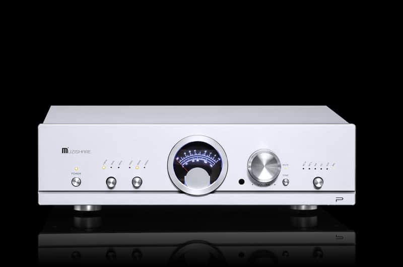 MUZISHARE R90,Tube Preamplifier, MM/MC & Balance Inputs, RCA and Balance Outputs, with Remote Control, AC115 and AC230 Switchable 2025 - silver image 1