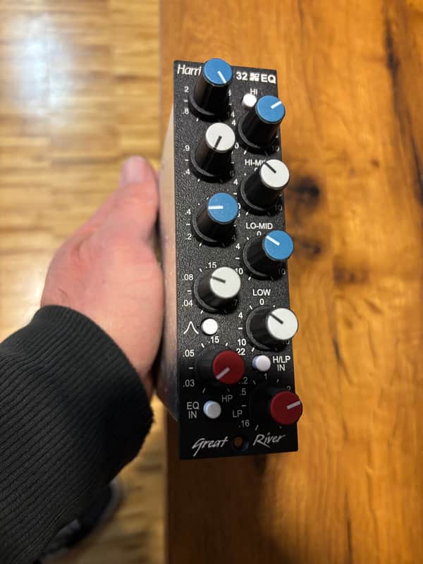 Great River Electronics Harrison 32EQ 500 Series Equalizer Module 2010s - Black image 1