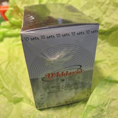 NEW BOX OF 10 SETS - D'addario strings 80/20 bronze acoustic guitar strings EJ12 .013 Medium gauge image 7
