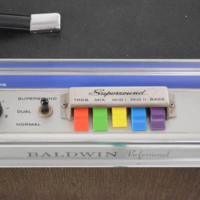Baldwin E-1 Exterminator Blue Combo 2x15" 2x12" 2x7" 100W Amplifier Amp #32409 image 6