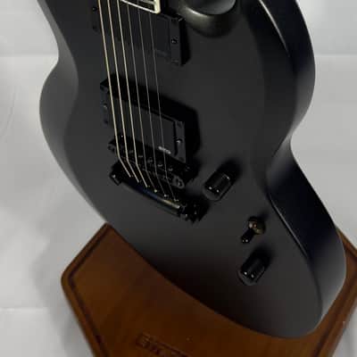 ESP E-II Viper Baritone Electric Guitar W/ OHSC 2017 - Charcoal Metallic Satin image 7