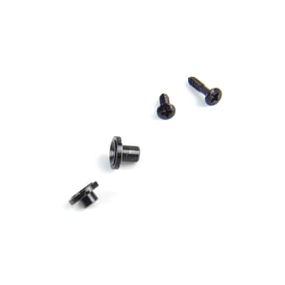 Traditional Round Electric Guitar String Retainer Guide Tree (7.8 & 5mm set) Black