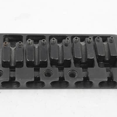 OEM Ibanez B105 5-String Bass Bridge - Cosmo Black, Dual-Load (Soundgear SR305 / BTB / Ergodyne) image 3