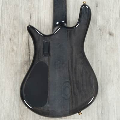 Spector Euro 5 CST Custom 5-String Bass, Ebony Fretboard, Natural Black Burst Gloss image 4