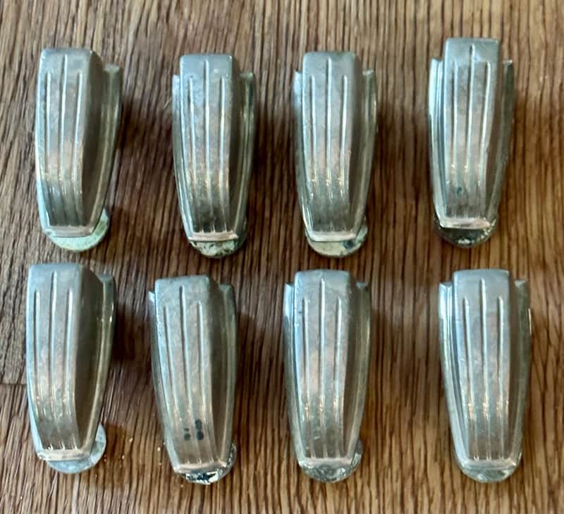 Ludwig Mini Classic Snare Drum Lugs Vintage 60's Nickel Lot of 8 image 1