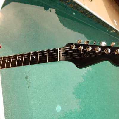 Partscaster Strat Moses Graphite Neck Fralins Cherry Sunburst Modulus image 7