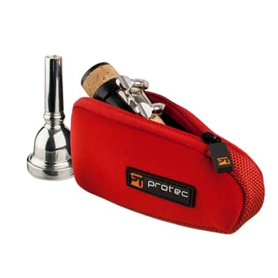 Protec Mouthpiece Pouch Trombone/Alto Sax/Clarinet Red N264RX image 1