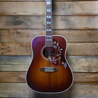 2023 Gibson Custom Shop 1960 Hummingbird Fixed Bridge VOS Heritage (Pre-Owned) - Cherry Sunburst w/case image 9