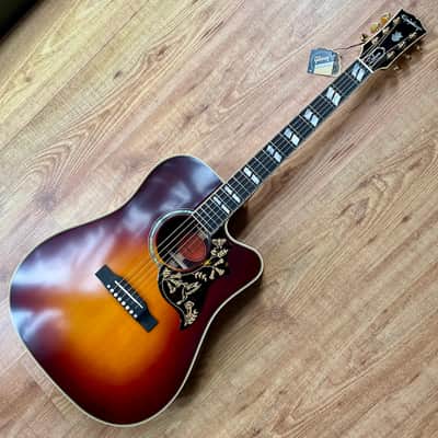 Epiphone "Inspired by Gibson Custom" Hummingbird Deluxe EC Autumn Burst image 3