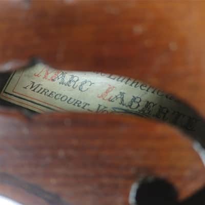 Marc Laberte France 4/4 French Violin 1930s 1-Piece Back image 2