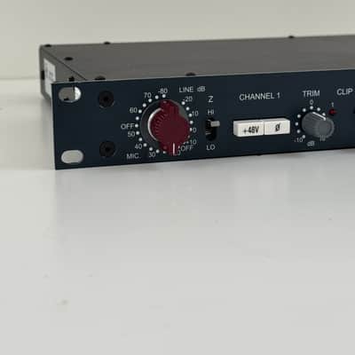 AMS Neve 1073DPD Dual Channel Mic Preamp with Digital Output 2010s - Blue image 6