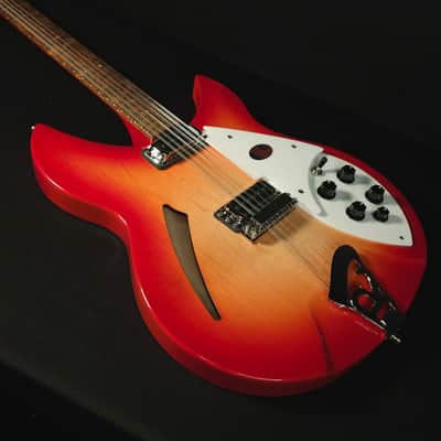 Rickenbacker 330/12 String Hollow Guitar Fireglo With Hard Shell Case image 10