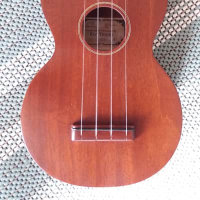 Timms Soprano Ukulele - dark Cuban Mahogany 2019 French Polish finish image 7