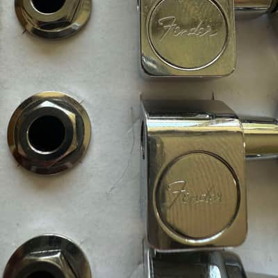 Fender 099-0820-100 American Standard Stratocaster/Telecaster Tuning Heads (6) 2010s - Chrome image 2