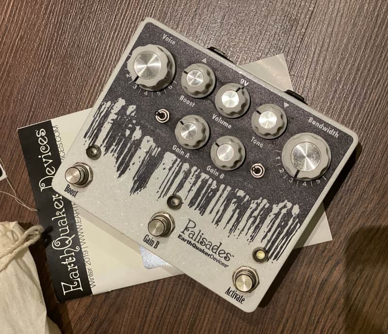 EarthQuaker Devices Palisades Mega Ultimate Overdrive V2 Limited Edition 2017 - Present - Black Texture / White Print image 1