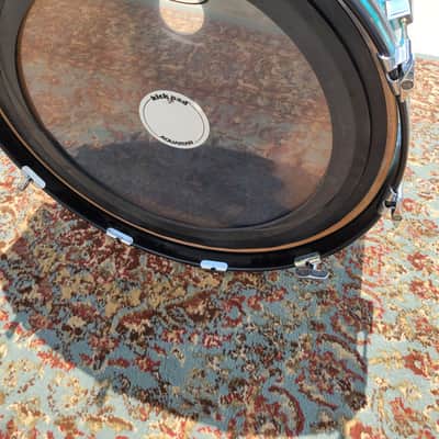 Fibes Austin-Era 16x22 Bass Drum 6-Ply Jasper Shell - Turquoise Sparkle W/ Bag (C013-43) image 10
