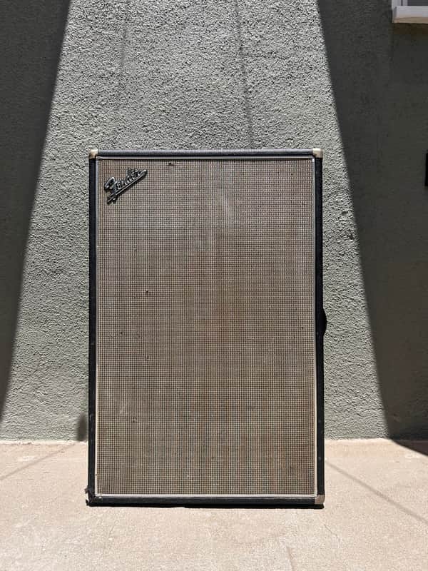 Fender Showman "Drip Edge" 100-Watt 1x15" Guitar Speaker Cabinet 1968 - 1969 - Silverface image 1