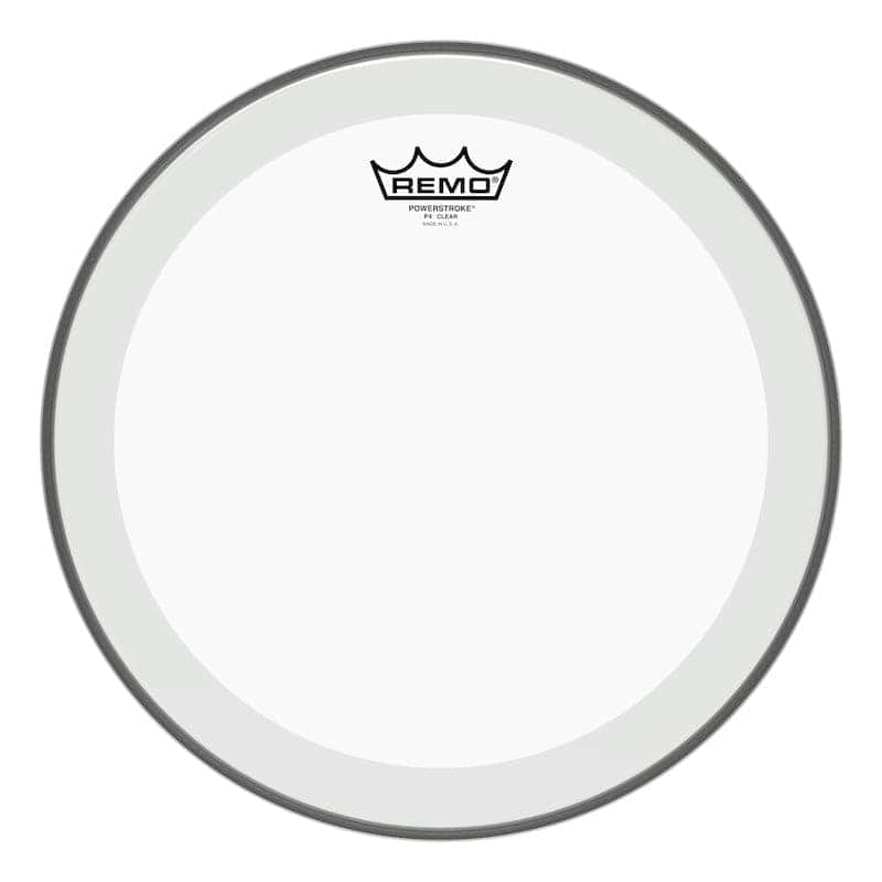 Remo Powerstroke P4 Clear Bass Drumhead 22" w/Impact Patch image 1