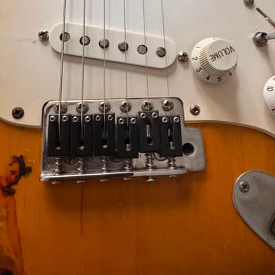 1999 Fender Stratocaster Classic 50's series - Two Tone Sunburst. MIM Many Upgrades! image 5