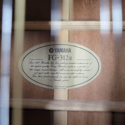 Yamaha FG-312 II 12-String Jumbo Dreadnought 1980s - Natural image 17