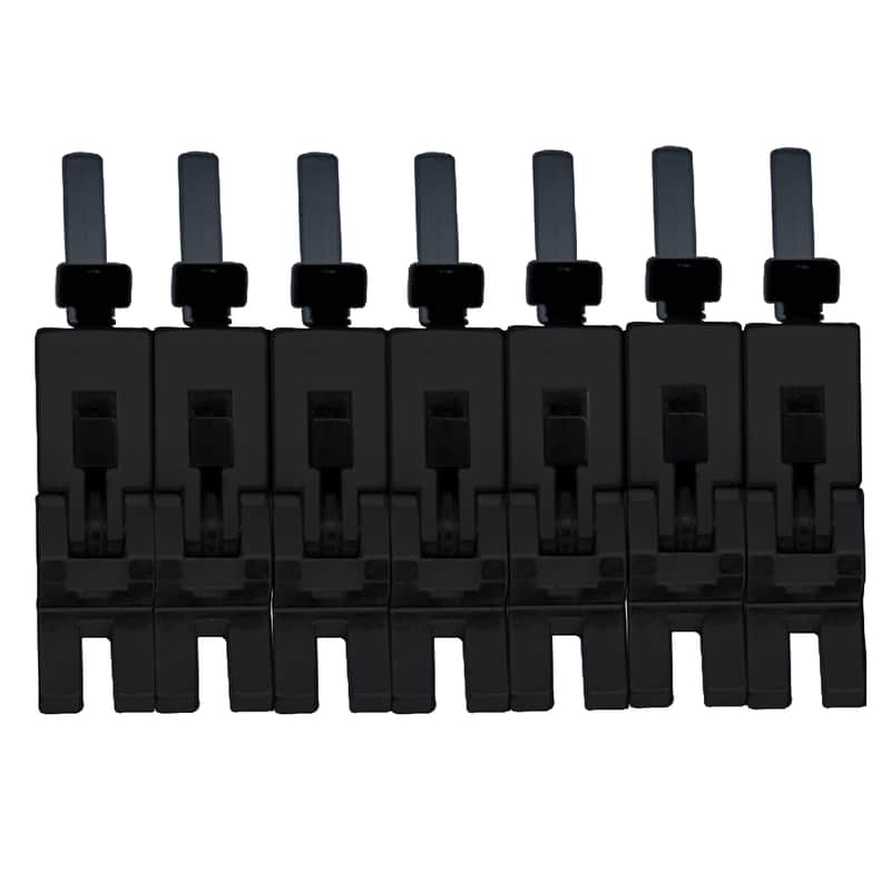 Authentic Floyd Rose 1000 Series Pro 7 String Saddle Set - Black image 1