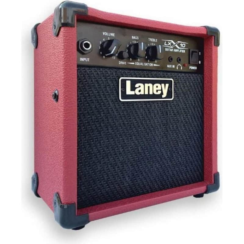 Laney LX10 Guitar Combo Amplifier (10 Watts, 1x5"), Red image 1