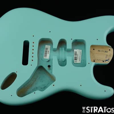 Fender American Cory Wong Stratocaster Strat BODY Ltd. Satin Daphne Blue image 1
