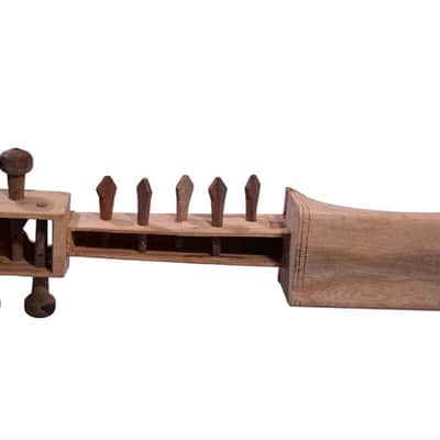 Unbranded Handmade Wooden Jogiya Sarangi Classical Indian Folk Musical Instrument - Natural image 4