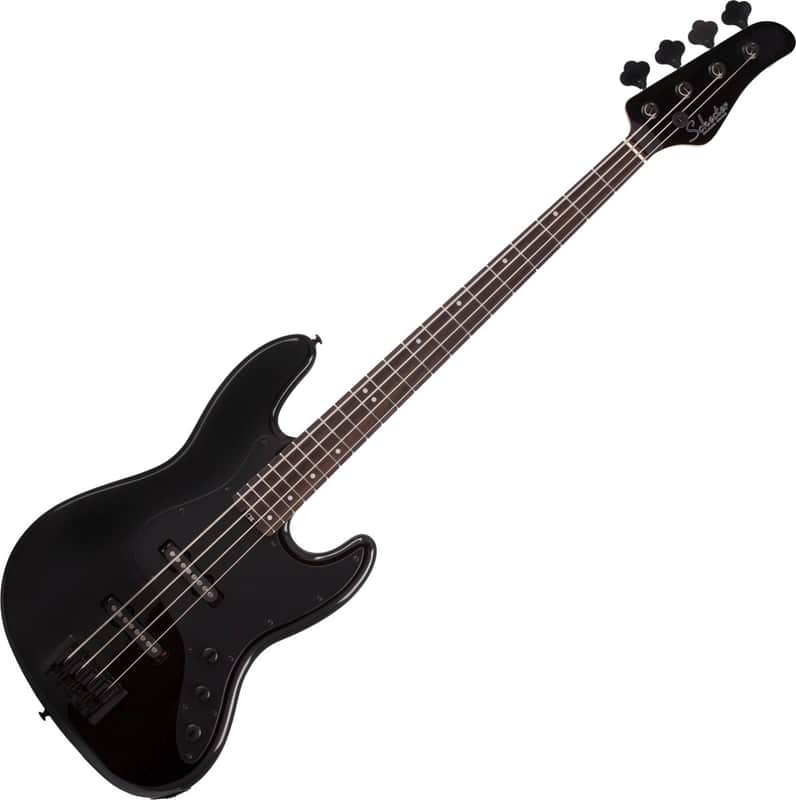 Schecter J-4 bass in Gloss Black