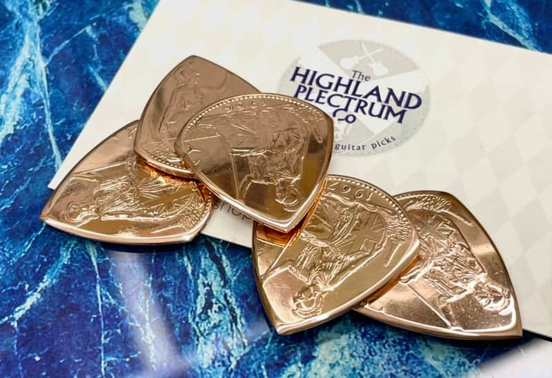 *Special Offer 20% Discount* Two (2) Queen Elizabeth 1966 Penny Coin Guitar Picks. image 1