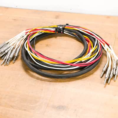 Rapco 8-Channel 1/4" TRS to Dual 1/4" TS Insert Snake - 20' CG011N8 image 1