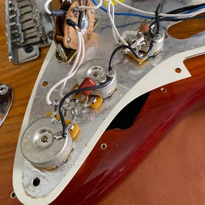 2016 Fender Stratocaster Loaded Body - USA Corona - Sienna Sunburst Ash - Fat '50s Pickups image 4