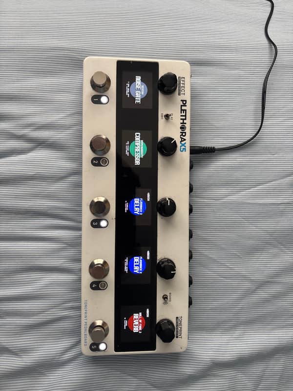 TC Electronic Plethora X5 TonePrint Multi-Effects Pedalboard 2020 - Present - White image 1