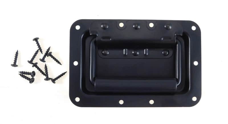 PROCRAFT TYH-04K Spring Loaded BLACK Recessed Case Handle w/Screws image 1