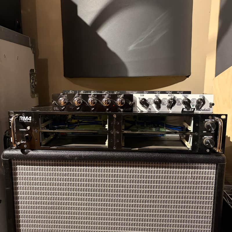 Randall MTS RM4 empty 4-Slot Modular Tube Preamp chassis image 1