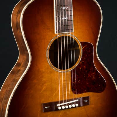 Bourgeois L-DBO 12-Fret Artist Custom Figured Walnut and Aged Tone Bearclaw Sitka Spruce Sunburst NEW image 6