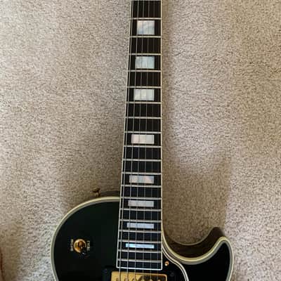 2010 Gibson Les Paul Custom 1960 Black Beauty "Gold Book" 50th Anniversary image 9