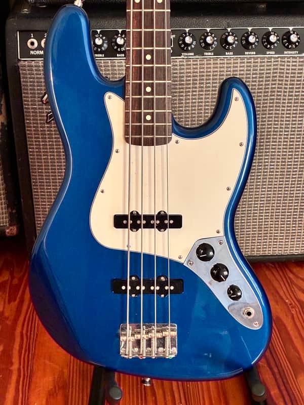 2006 Fender Standard Jazz 60th Anniversary Electron Blue image 1