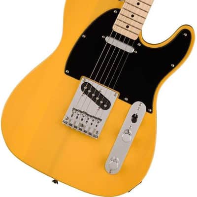 Squire Sonic Telecaster Electric Guitar, Butterscotch Blonde, Maple Fingerboard image 4